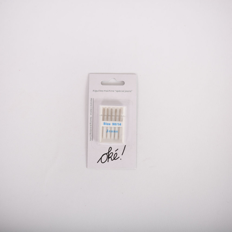 SACHET DE 6 / AIGUILLES MACHINE A COUDRE SPECIAL JEANS X5